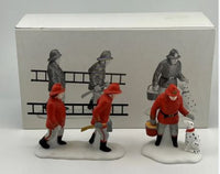 Department 56 5546-8 The Fire Brigade Figures-- Heritage Village Collection