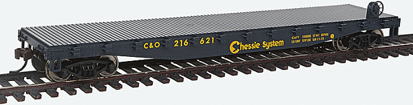 Walthers 931-1461 Flatcar - Ready to Run -- Chessie System HO SCALE NEW