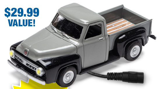 Menards 279-4623 1953 Ford Lighted Truck (Gray) O SCALE NEW