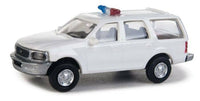 Walthers 949-12044 Ford(R) Expedition Special Service Vehicle (SSV) -- Police agency decals (white, nonworking lights) HO SCALE NEW