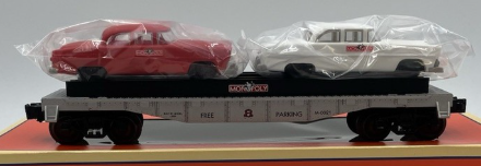 Lionel 6-52184 Monopoly Flatcar With 2 Autos FREE PARKING O SCALE NEW