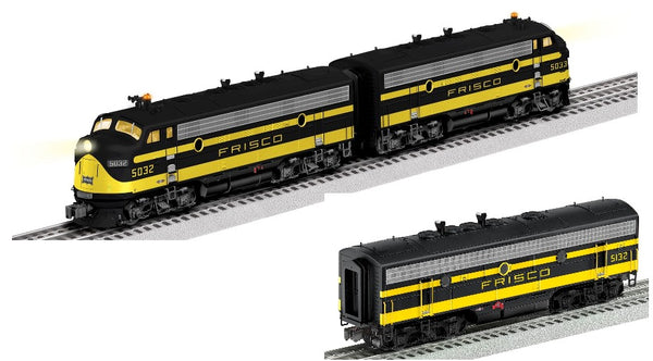 Lionel 2433220 Frisco LEGACY F7 AA Set #5032, #5033,  AND 2433228 F7B Unit #5132 (Set of 2) O Scale NEW