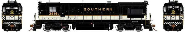Rapido 18537 GE B36-7 High-Nose - LokSound and DCC -- Southern Railway #3818 (Tuxedo Scheme; black, white, gold)  HO SCALE NEW