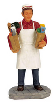 Lemax 12485A Grocery Shop Employee Figurine