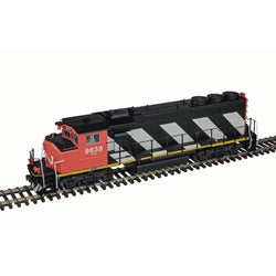 Atlas 10004402 MASTER SILVER  GP40-2W CANADIAN NATIONAL [ZEBRA STRIPES] DC #9650 HO SCALE NEW