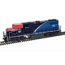 Atlas 10004552 AMTRAK PHASE VII GP38-2 TRAINMAN SILVER #742 HO Scale NEW