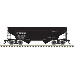 Atlas 20007434 TRAINMAN 2-BAY OFFSET HOPPER GULF, MOBILE & OHIO GMO #32033 HO SCALE NEW