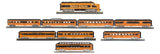 MTH 30-21386-1 Halloween Alco PA A-Unit Diesel #1031 Proto-Sound 3.0, 30-68302 4-Car Passenger Set, 30-68303 2-Car Sleeper/Diner, 30-68304 Coach Car #Deadwood, 30-68305 Full-Length Vista Dome Car #Vicksburg limited O SCALE NEW