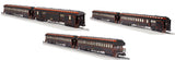 Lionel 2427650 Halloween Wood Passenger Car 2 Pack A with 2427660 Halloween Wood Passenger Pack B and 2427670 Halloween Wood Passenger Car Pack C (Set of 3) O Scale Limited NEW