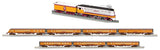 Lionel 2431700 Milwaukee Road Hiawatha 4-4-2 Legacy #2 with 2427370 18" Aluminum 4 pack passenger cars AND 2427380 18" Aluminum 3 pack passenger cars 7 cars in total Limited O Scale NEW