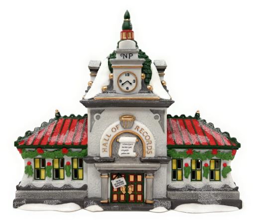 Department 56 North Pole Series 56392 Hall of Records