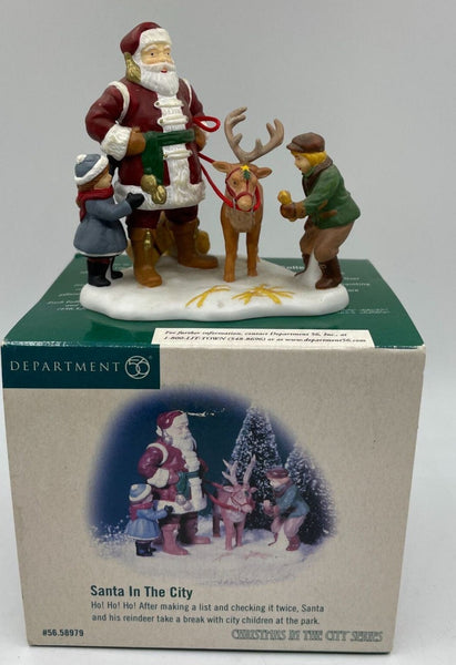 Department 56 56.58979 Santa in the City--Christmas in the City Collection
