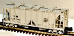 Atlas 8362-4 70 Ton Covered Hopper Car #117009 3 Rail O Scale NEW