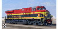 Scale Trains SXT31928 RivetCounter  GE ET44AC Tier 4 GEVo, Kansas City Southern/Belle Diesel Locomotive DCC SOUND HO SCALE NEW