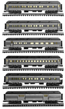 K-Line K-4870C New York Central NYC 6-Car Heavyweight 15" Passenger Car set O SCALE Like New