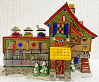 Department 56 56.56735 Lego Building Creation Station North Pole Series
