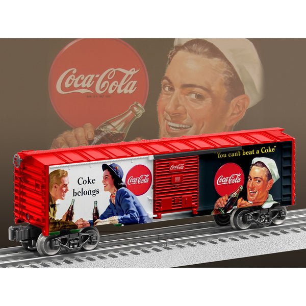 Lionel 6-83782 COCA-COLA HERITAGE MILITARY BOXCAR #3 O SCALE NEW