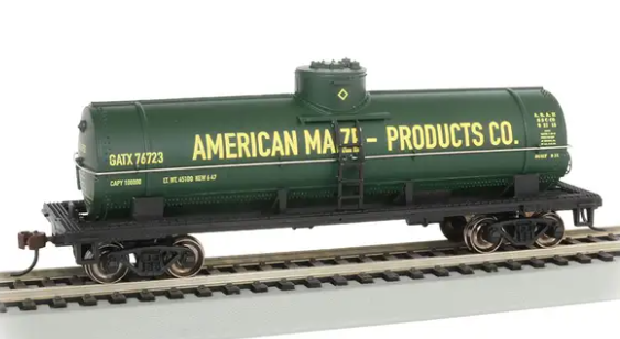 Bachmann 17813 GATX American Maize 40' Single Dome Tank Car #76723 HO SCALE NEW