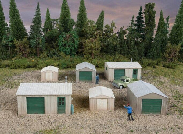 Walthers 933-4123 Metal Yard Shed --Building Kit - HO SCALE NEW