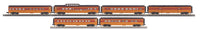 MTH 30-67859 Milwaukee Road 4-Car 60' Streamlined Passenger Set with 30-67860 2-Car 60' Streamlined Sleeper/Diner O Scale NEW
