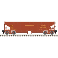 Atlas 50006603 MASTER ALASKA RAILROAD  70-TON HART BALLAST CAR #7191 N SCALE NEW
