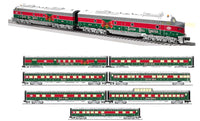 Lionel 2333320 North Pole Central LEGACY E8 AA with 7 North Pole Central 21" Cars 2327340 2327350 2327360 Big Book 2023 