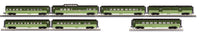 MTH 30-68102 Northern Pacific NP 60' Streamlined 4 car passenger set with 30-68103 2 car set and 30-68104 Coach Car