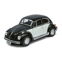 Atlas 3009937 VW Beetle Matte Black / White 1:43 O Scale limited NEW
