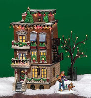 Department 56 Christmas in the City Series 56.58937 Parkside Holiday Brownstone