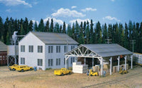 Walthers 933-3059 Planing Mill and Shed Kit HO Scale NEW