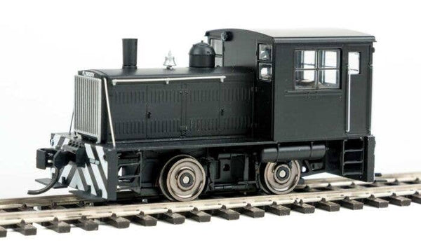 Walthers 910-20012 UNDECORATED/UNLETTERED PLYMOUTH ML-8 INDUSTRIAL SWITCHER MAINLINE BLACK HO Scale NEW