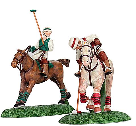 Department 56 56.58529 Polo Players--Dickens Village Series