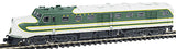 Walthers PROTO N 7743 Southern  Diesel Alco DL-109 - Powered -- #6400 (green, aluminum) N Scale Like New