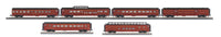 MTH 30-68252 Pennsylvania Railroad PRR 60' Streamlined 4 car passenger set with 30-68254 Coach Car, AND 30-68255 Vista Dome O Scale NEW NEW
