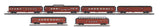 MTH 30-68252 Pennsylvania Railroad PRR 60' Streamlined 4 car passenger set with 30-68254 Coach Car, AND 30-68255 Vista Dome O Scale NEW NEW