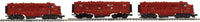 MTH Premier 20-21580-1 Pennsylvania Railroad PRR F-3 A Unit Diesel Engine w/Proto-Sound 3.0 (Hi-Rail Wheels) #9515 with 20-21580-3 Non powered B Unit and 20-21581-4 Non Powered A Unit O Scale