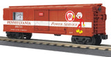 MTH 30-74969 Pennsylvania Boxcar with Power Meter O scale New