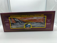 MTH Premier 20-98154 Trailer Train Flatcar w 40' Allied Trailer 981461 O SCALE Like New