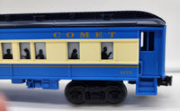 Lionel 1927700 BLUE COMET COACH O SCALE NEW Damaged Box