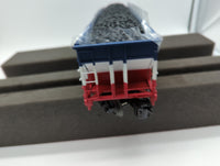 MTH Premier 20-97909 Bessemer & Lake Erie 4-Bay Hopper Car w/Coal Load #1776. O SCALE Like New