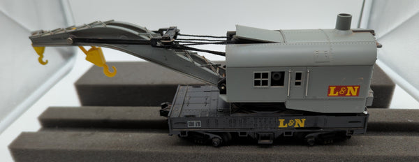 MTH Railking 30-7008d Louisville & Nashville Crane Car #L&N. O SCALE Used Excellent