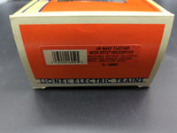 LIONEL 6-16952 US NAVY FLAT CAR HELICOPTER MILITARY FREIGHT Car O SCALE Like New