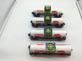 Lionel #6-21769 set of 4 centennial tankers sequential 19621-24 O gauge 1999 O SCALE Used Excellent Damaged Box