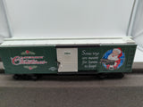 Lionel 6-48355 2004 AMERICAN FLYER CHRISTMAS BOXCAR S SCALE Like New