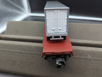 MTH Railking 30-7076C Norfolk Southern Flat Car w/ Trailer  #60420. O SCALE Like New
