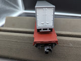 MTH Railking 30-7076C Norfolk Southern Flat Car w/ Trailer  #60420. O SCALE Like New