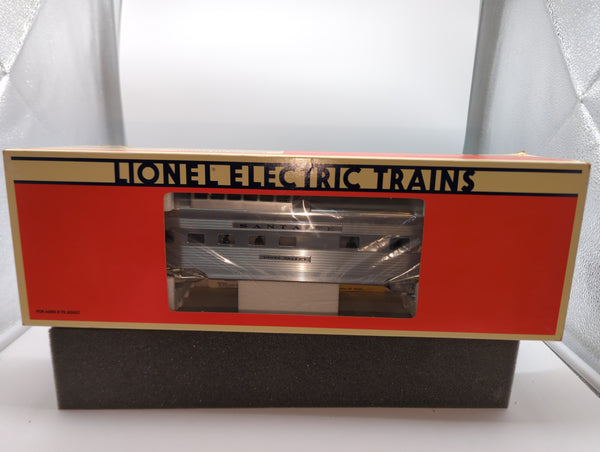 Lionel Santa Fe aluminum Vista Observation Car 6-19113 O SCALE NEW