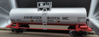 Lionel 1928240 ANHEUSER-BUSCH Uni Body Tank CAR 4271 O SCALE Like New