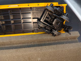 MTH Premier 20-98648 Caterpillar 50' Flat Car w/(2) CAT No. 977 Traxcavators Load #906210 #906211. O SCALE Like New