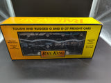 MTH Railking 30-7676 MTH Transport Auto Carrier Flat Car - Contains (2) Ertl '57 Chryslers and (2) Ertlr '57 Mercurys O SCALE NEW